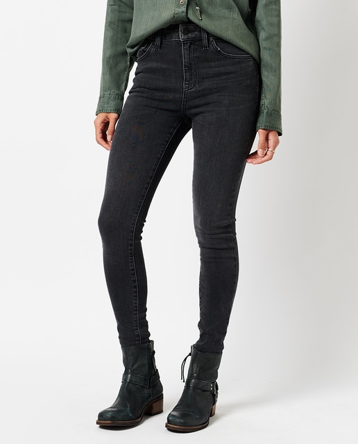 Imagen 0 de Vaqueros de mujer ajustados de talle alto