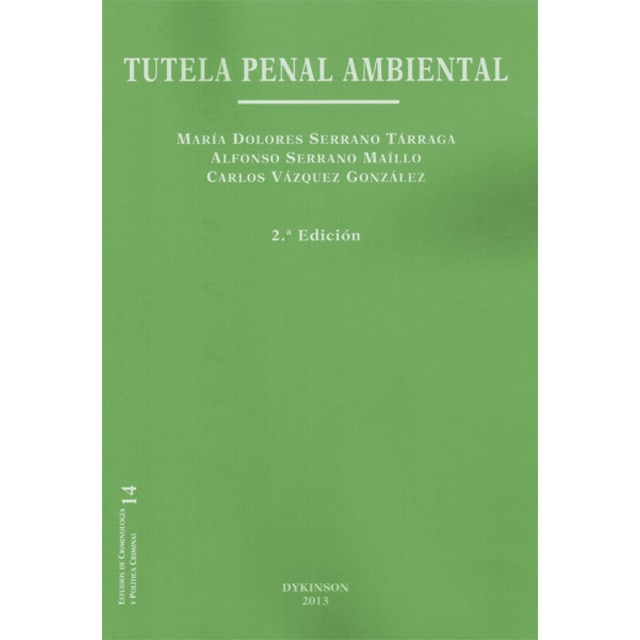 Tutela penal ambiental(Tapa blanda) 1
