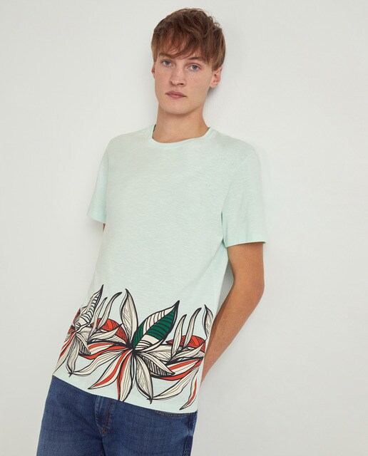 Camiseta de hombre verde de manga corta · Jack \u0026 Jones · El Corte Inglés