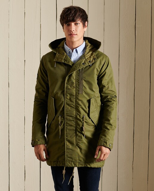 Parka de hombre militar con cola de pez · Superdry · El Corte Inglés