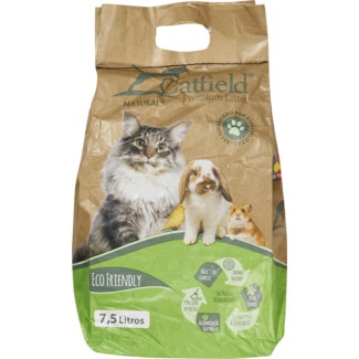 Leito Natural para Gatos, Roedores e Aves embalagem 7,5 L - Catfield