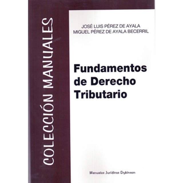 Fundamentos de derecho tributario(Tapa blanda) 1