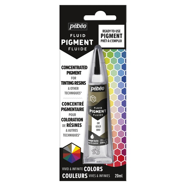 Imagem 0 de Pigmento Concentrado Cores Misturáveis Tubo 20 ml - Ouro
