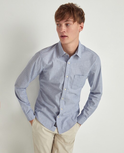 Camisa de hombre slim lisa azul · Dockers · El Corte Inglés