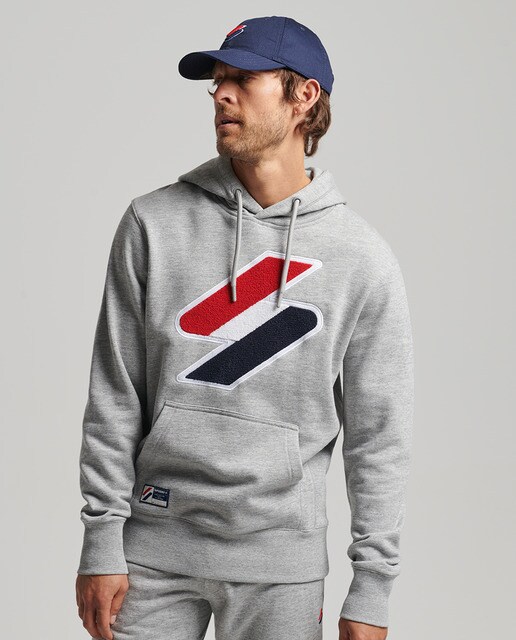 Sudadera de hombre con capucha y logotipo de chenilla Code · Superdry · El  Corte Inglés