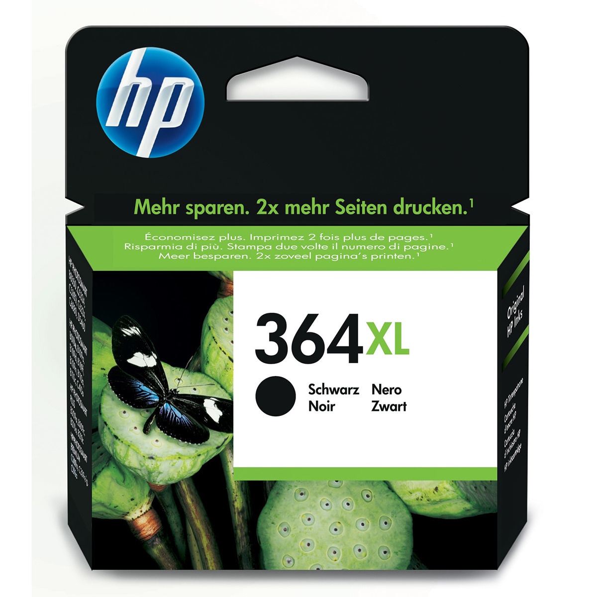 Cartucho de tinta original HP 364 XL negro (CN684EE) 1
