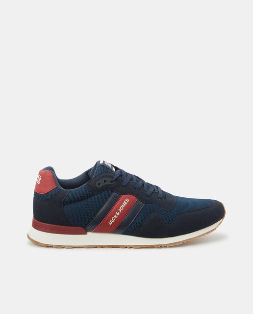 Zapatillas deportivas de hombre Jack\u0026Jones de color azul con cordones · Jack  \u0026 Jones · El Corte Inglés