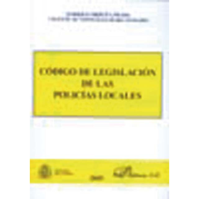 Código de legislación de las policías locales(Tapa blanda) 1