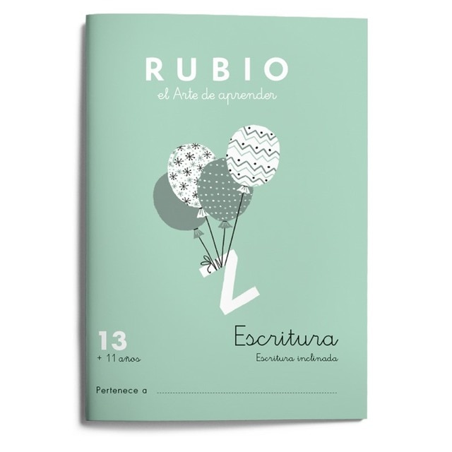 Escritura RUBIO 13 (Capa mole) 1