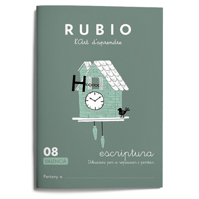 Escriptura RUBIO 08 - dibuixos (valencià) (Capa mole) 1