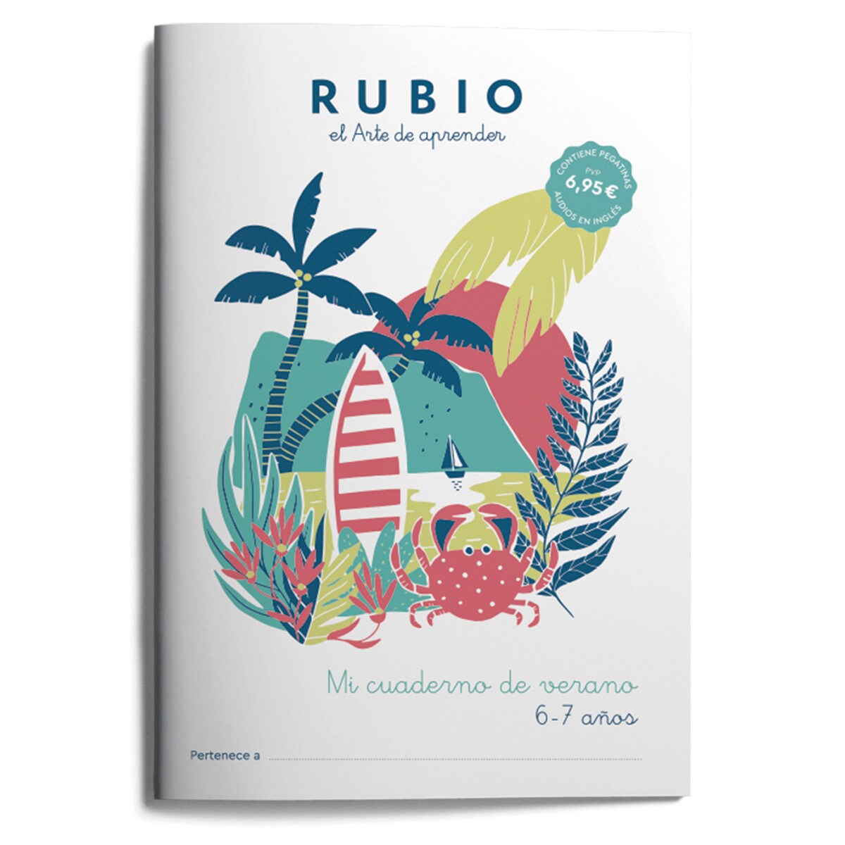 Mi cuaderno de verano RUBIO. 6-7 años  (Tapa blanda) 1