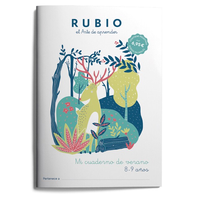 Imagen 0 de Mi cuaderno de verano RUBIO. 8-9 años  (Tapa blanda)