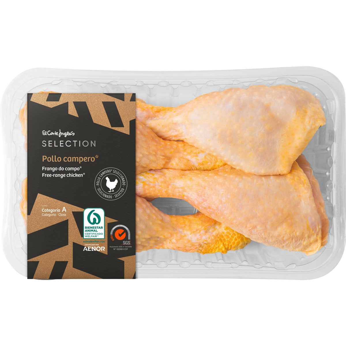 jamoncitos de pollo campero 3-4 unidades peso aproximado bandeja 450 g