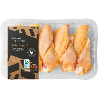 alas partidas de pollo campero peso aproximado bandeja 500 g - El Corte Ingles Selection