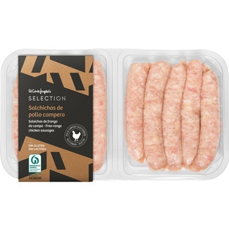 salchichas de pollo campero sin gluten y sin lactosa bandeja 350 g - El Corte Ingles Selection