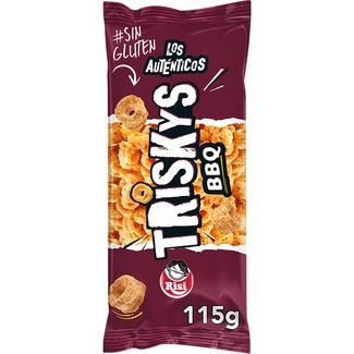 Triskys BBQ snack sabor Sin Gluten bolsa 115 g - Risi