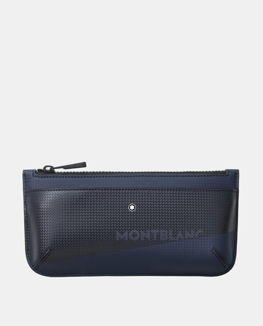 Cartera de mano pequeña Montblanc Extreme 2.0 de piel en azul marino con  cremallera convertible en bandolera · Montblanc · El Corte Inglés