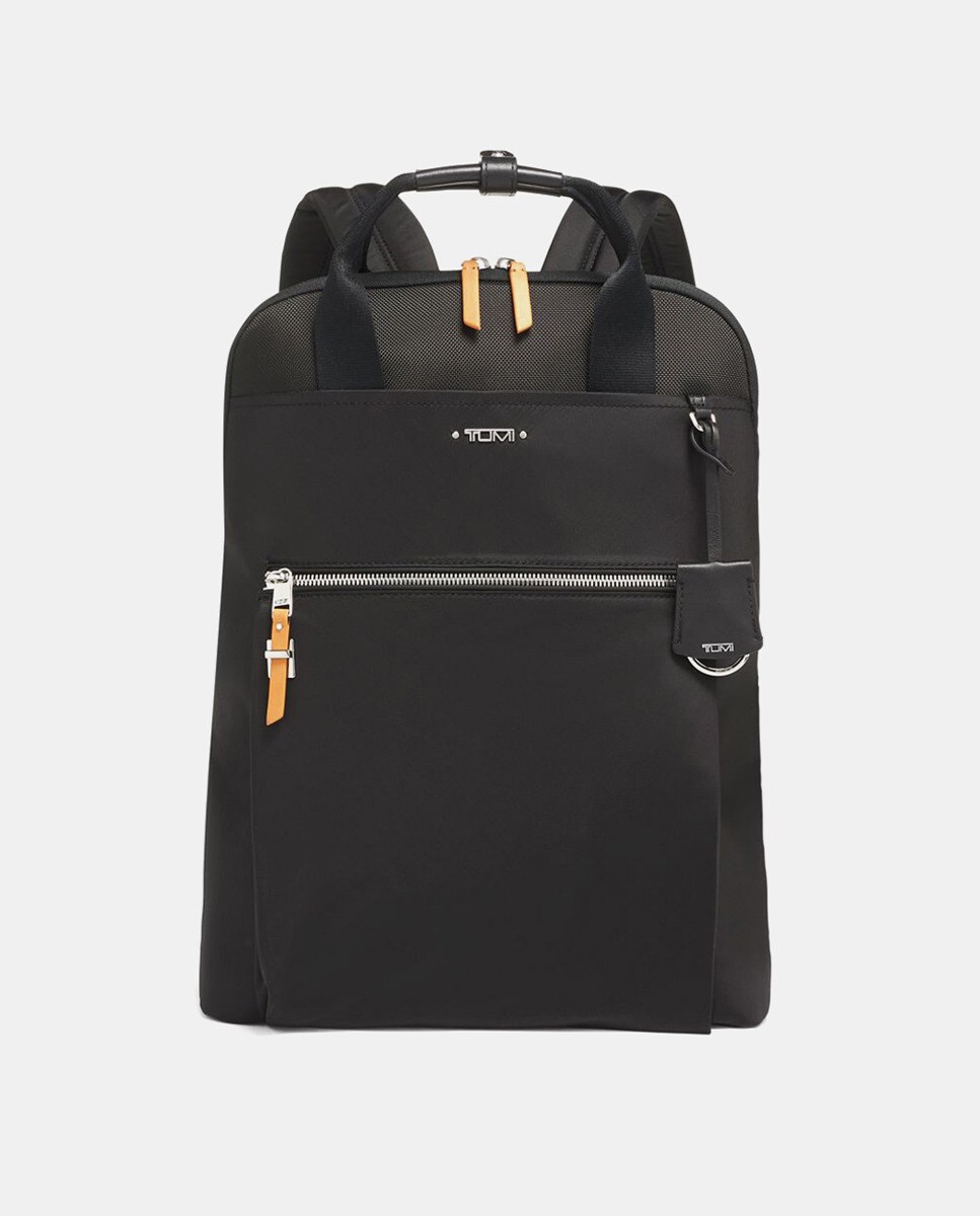 Mochila Essential de nylon reciclado en negro con cremallera y espacio para  portátil · Tumi · El Corte Inglés
