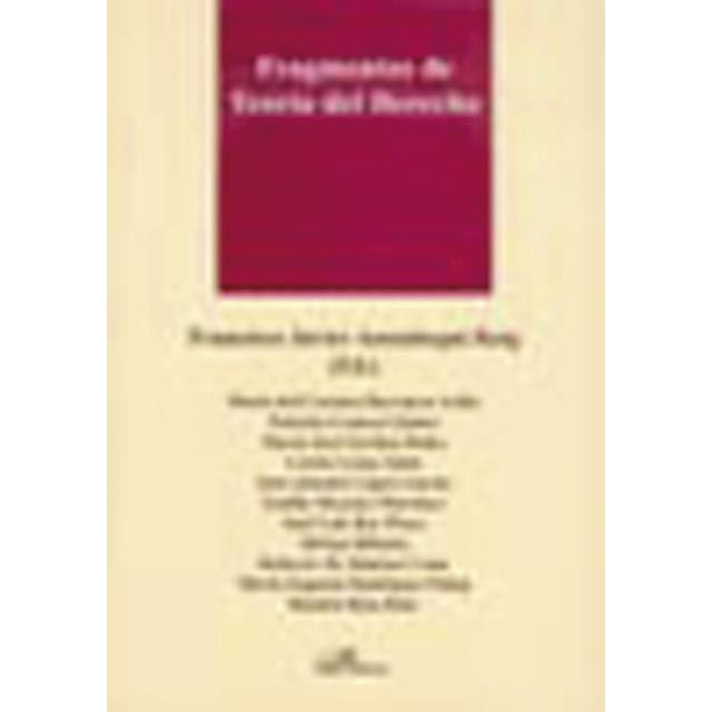 Fragmentos de Teoría del Derecho (Capa mole) 1