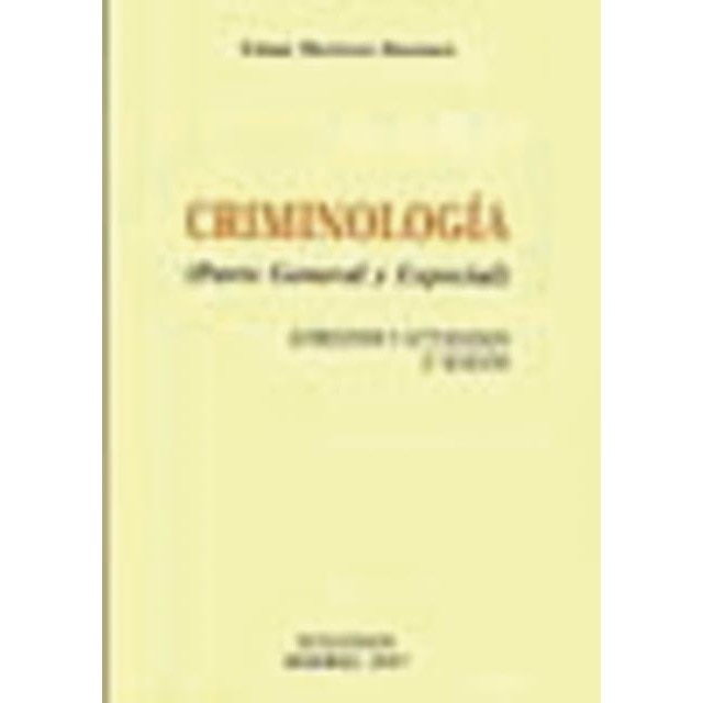 Criminolog¡a. Parte General y Especial (Capa mole) 1