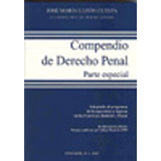Compendio de Derecho Penal. Parte Especial (Capa mole) 1