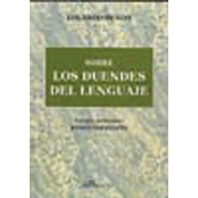 Sobre los duendes del lenguaje(Tapa blanda) 1