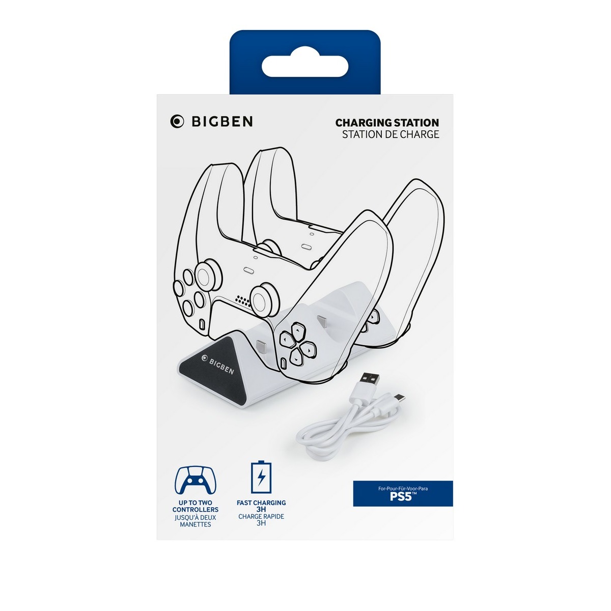 Imagem 0 de Carregador 2 Comandos DualSense USB-C - PlayStation 5