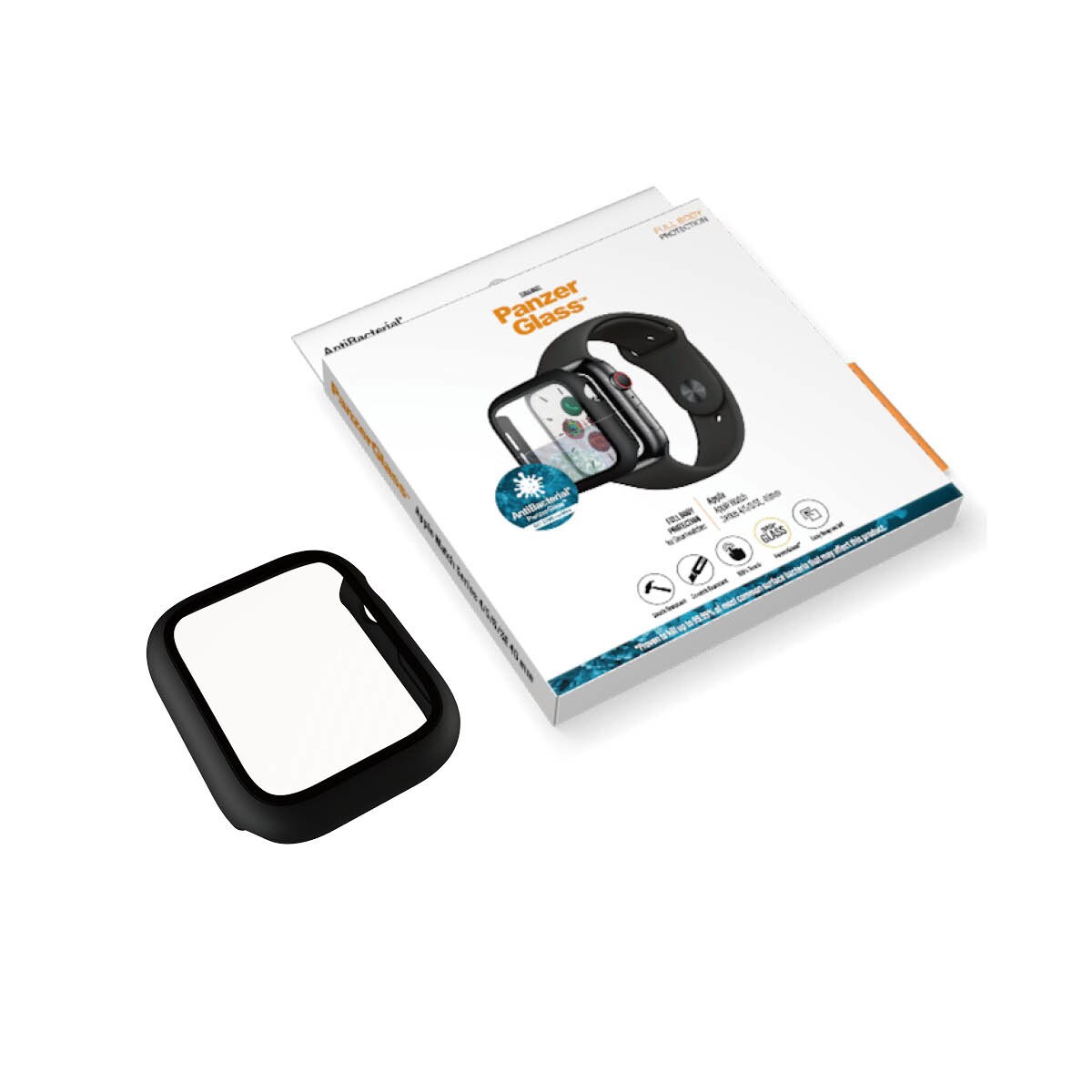 Protetor de Vidro Apple Watch 4/5/6/SE - 40 mm Preto-7