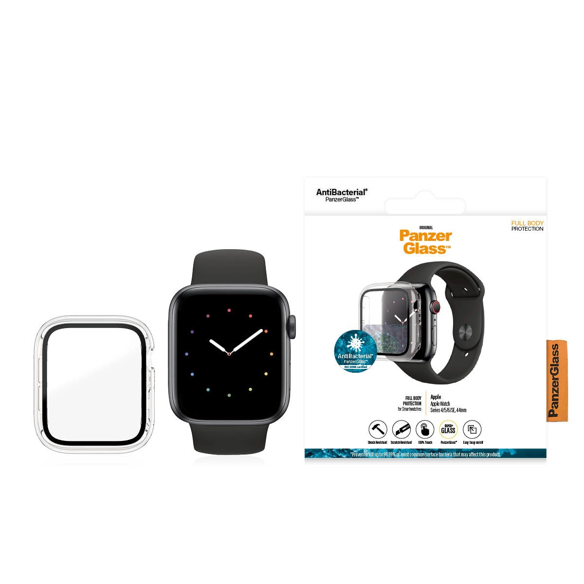 Protetor de Vidro Watch 4/5/6/SE - 44 mm Transparente-8
