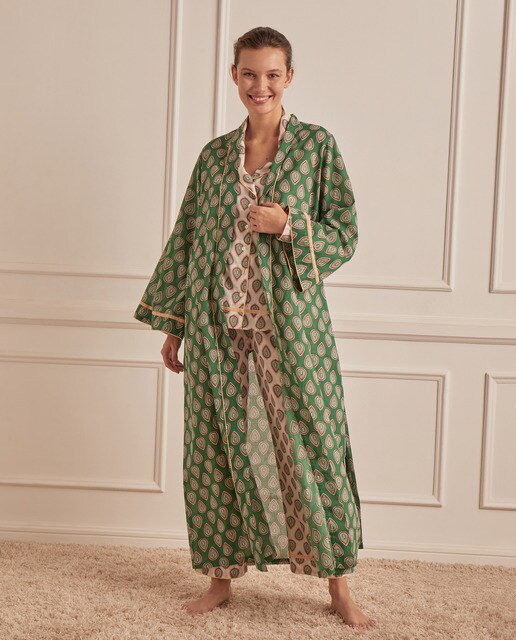 Bata larga de mujer verde · Énfasis · El Corte Inglés