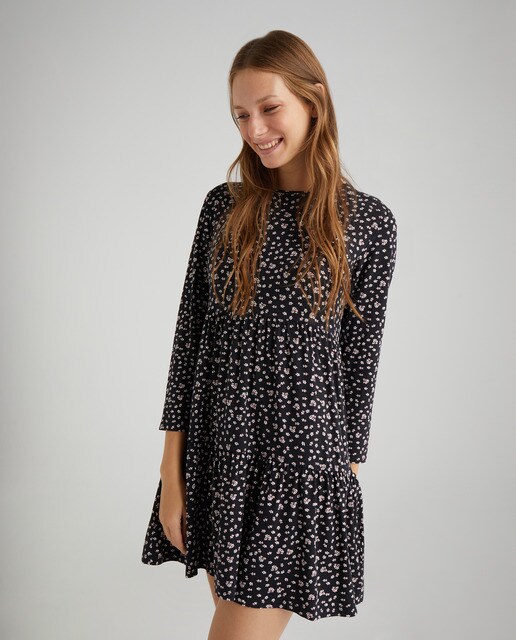 Vestido corto con flores · Green Coast · El Corte Inglés