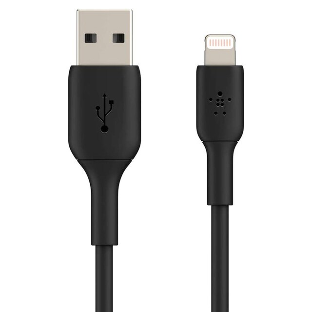 Imagen 0 de Cable Belkin BOOST CHARGE Lightning a USB-A negro de 2 metros