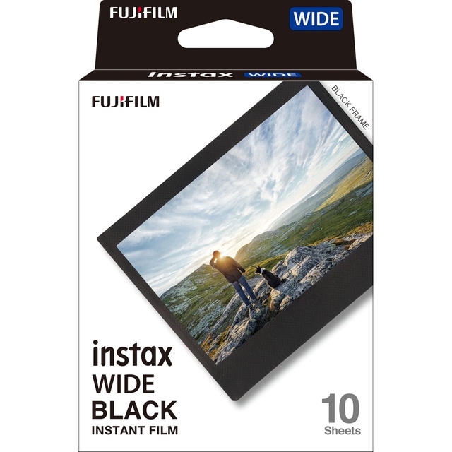 Imagen 0 de Película Instantánea Fujifilm Instax WIDE Black Frame 10 fotos