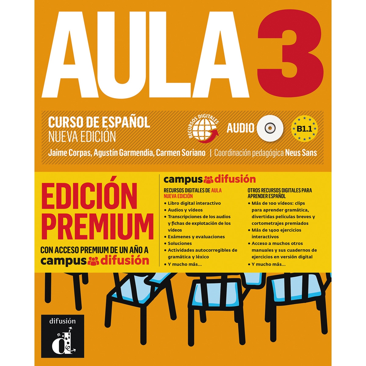 Imagen 0 de Aula Nueva Edición 3 Premium libro del alumno + CD: Aula Nueva Edición 3 Premium libro del alumno + CD  (Tapa blanda)