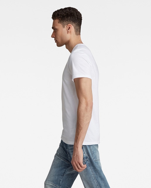 Camiseta de hombre blanca manga corta · G-Star Raw · El Corte Inglés