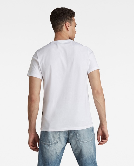Camiseta de hombre blanca manga corta · G-Star Raw · El Corte Inglés
