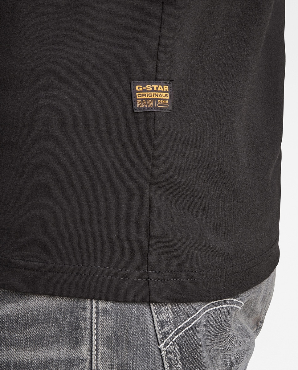 T-shirt de Manga Curta - Preto Preto-4
