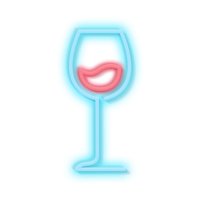 Imagem 0 de Sinal de néon Small Red Wine
