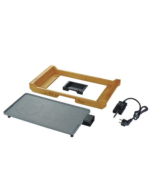 Imagen 0 de Plancha asar eléctrica 43 x 23 cm