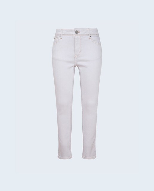 Imagen 0 de Pantalón vaquero de niña modelo PIXLETTE HIGH en blanco