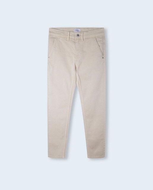 Pantalón chino de niño en color beige · Pepe Jeans · El Corte Inglés
