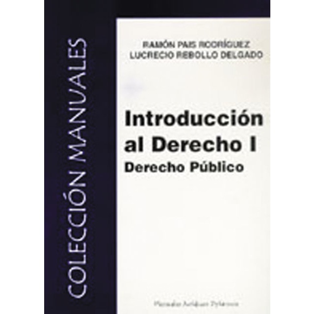 Introducción al derecho. Derecho público(Tapa blanda) 1
