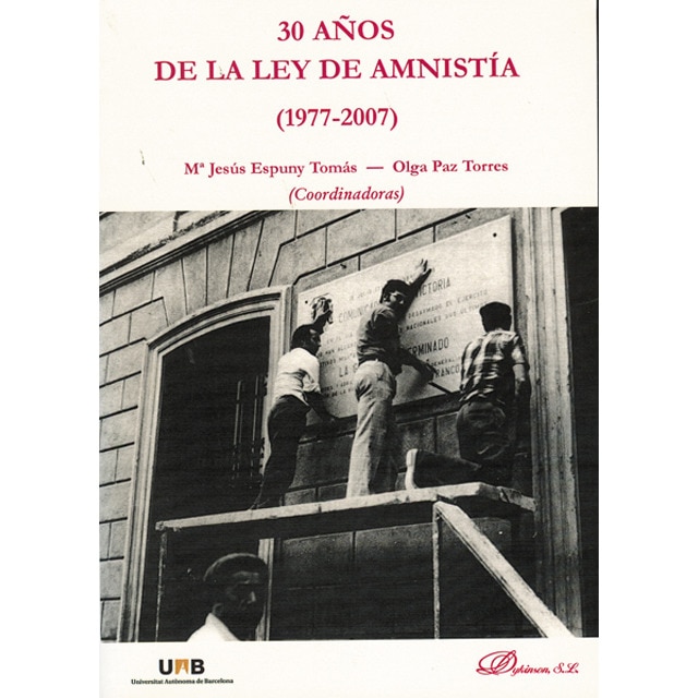 30 años de la Ley de Amnistía (1977-2007) (Capa mole) 1