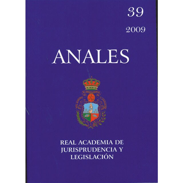 Anales. Número 39. 2009(Tapa blanda) 1