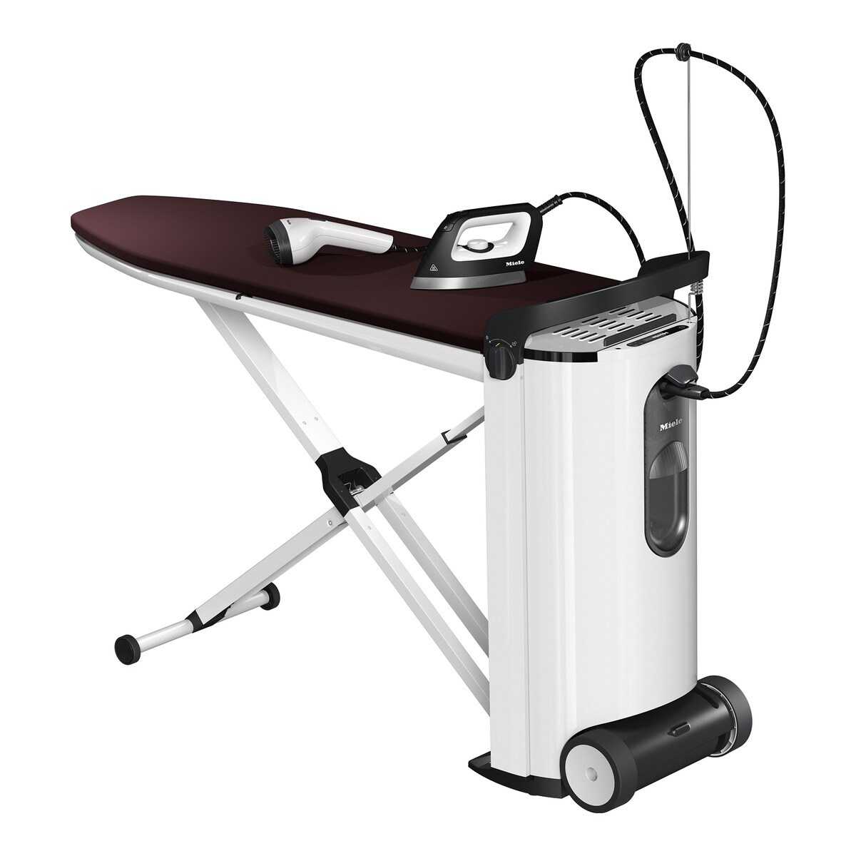 Sistema de Engomar a Vapor Miele B 4847 com Visor e Steamer e Pressão de 4 bar - Antracite e Branco de Lótus Antracite-1