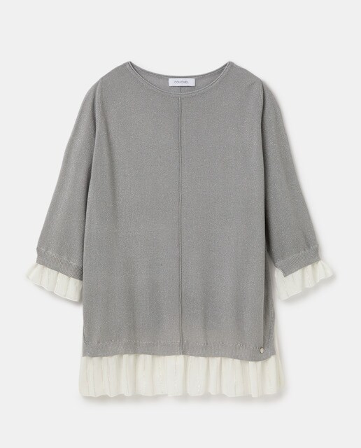 Jersey de mujer talla grande brillo faldón · Couchel · El Corte Inglés