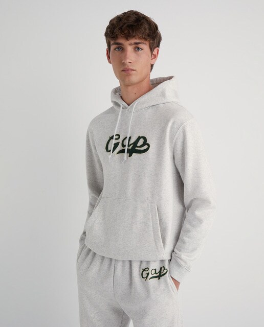 Sudadera de hombre gris claro con capucha · GAP · El Corte Inglés