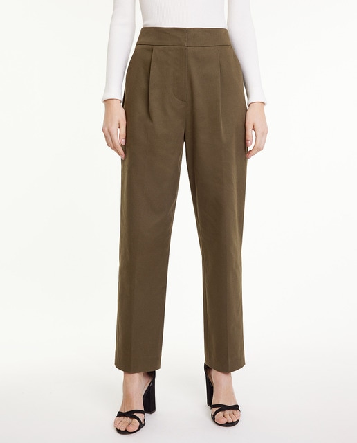 Imagen 0 de Pantalón de mujer largo con pinzas