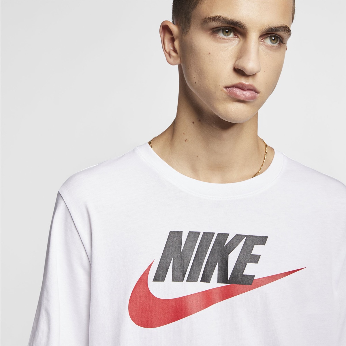 T-Shirt de Criança Sportswear Nike Branco-4