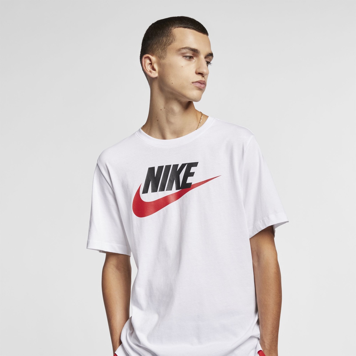 T-Shirt de Criança Sportswear Nike Branco-3